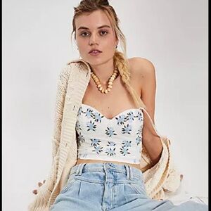 NWT Free People Wild Flowers Top Small -Sold Out Online